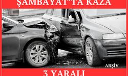 Şambayat’ta Yaşanan Kazada 3 Kişi yaralandı