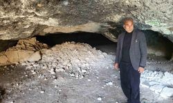 Besni'de deprem nedeniyle mağara çöktü