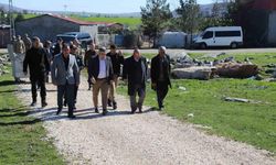 Kaymakamı Karaaslan, kırsal mahalleleri ziyaret etti