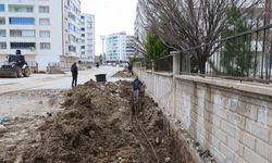 Ergani’de 1,8 kilometrelik yola 60 adet aydınlatma direği