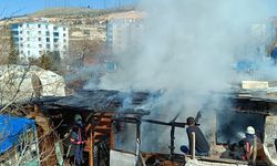 Baraka ve Çadırdaki yangın korkuttu