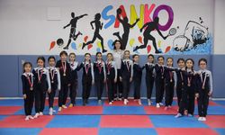 SANKO Okulları öğrencilerinin jimnastik başarısı 