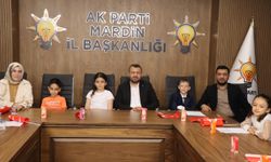 AK Parti Mardin İl Başkanı Alma, koltuğunu bir öğrenciye devretti