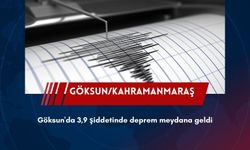 Göksun'da 3,9 şiddetinde deprem meydana geldi