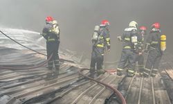 Şanlıurfa'da Fabrika yangını söndürüldü