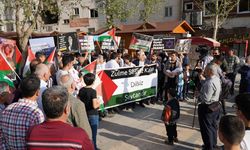 Gazze'ye saldırılar Adıyaman'da protesto edildi