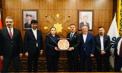 Cizre Kaymakam Demir'i GAİB Başkanı Kadooğlu ziyaret etti