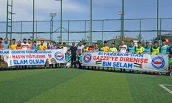 Diyarbakır'da "Gazze Kardeşlik Futbol Turnuvası" düzenlendi