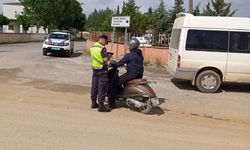 Servis araçları ve motosikletler denetlendi