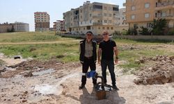 Midyat'ta Bağlar Mahallesinde açılan sondaj kuyusuyla su sorunu giderildi