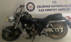 Çalınan motosiklet Çelikhan’da yakalandı