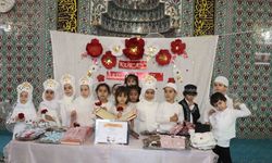 Öğrencilerin Kur’an-ı Kerim’e geçişi için tören yapıldı