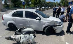 Siirt’te otomobilin çarptığı motosiklet sürücüsü yaralandı