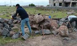 Ustalar taş işçiliğiyle Diyarbakır’ın tarihini yaşatıyor