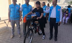 Adıyaman’da 56 yetim çocuğa bisiklet hediye edildi