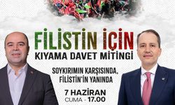 Başkan Nihat Çiftçi'den Filistin mitingine davet