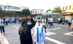 Bayram namazı sonrası İsrail protesto edildi