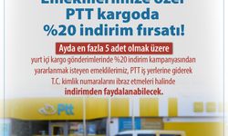 Emeklilere PTT kargoda indirim kampanyası