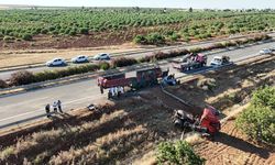 Kurbanlık boğaları taşıyan tır ile traktör çarpıştı