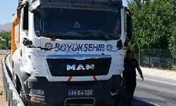 Malatya Büyükşehir Belediyesi’nin kamyonu dehşet saçtı