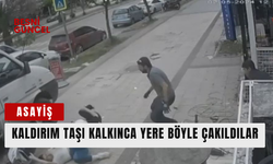 Kaldırım Taşı Kalkınca Yere Böyle Çakıldılar