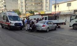 Cizre'de otomobille çarpışan motosikletin sürücüsü yaralandı