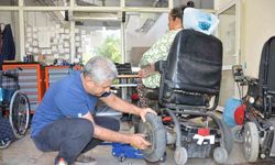 Engelli bireylerin kullandığı tekerlekli sandalyeler ücretsiz tamir ediliyor