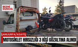 Motosiklet hırsızlığı 3 kişi gözaltına alındı