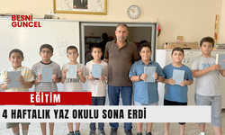 Gölbaşı'nda 4 Haftalık yaz okulu sona erdi