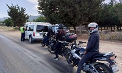 Motosiklet ve araç denetimi yapıldı