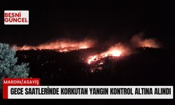 Gece saatlerinde korkutan yangın kontrol altına alındı