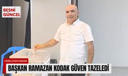 Başkan Ramazan Kodak güven tazeledi