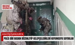 Polis gibi baskın düzenleyip kelepçeledikleri kuyumcuyu soydular