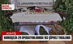 Narkoçelik-29 Operasyonlarında 103 Şüpheli Yakalandı