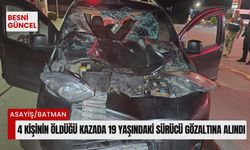 4 kişinin öldüğü kazada 19 yaşındaki sürücü gözaltına alındı