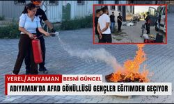 Adıyaman'da AFAD Gönüllüsü gençler eğitimden geçiyor