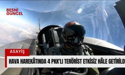 Hava harekâtında 4 PKK'lı terörist etkisiz hâle getirildi