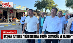 Başkan Tutdere: “Dün Kerbela, bugün Ortadoğu ve Filistin”