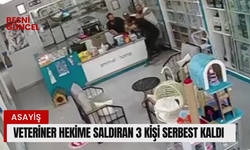 Veteriner hekime saldıran 3 kişi serbest kaldı