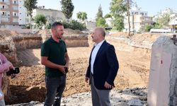 Vali Varol, Yavuz Selim İlkokulu inşaatı’nı ziyaret etti