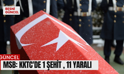 MSB: KKTC'de 1 şehit , 11 yaralı