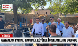 Kaymakam Partal, Hacıhalil Köyünde İncelemelerde Bulundu