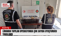 Limanda yapılan operasyonda çok sayıda uyuşturucu yakalandı