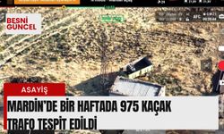 Bir haftada 975 kaçak trafo tespit edildi