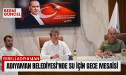 Adıyaman Belediyesi’nde Su İçin Gece Mesaisi