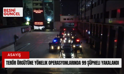 Terör Örgütüne yönelik operasyonlarında 99 şüpheli yakalandı