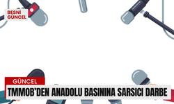 TMMOB’den Anadolu Basınına Sarsıcı Darbe