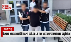 Ülkeye nakledildiği tespit edilen 1,5 Ton Metamfetamin ele geçirildi️