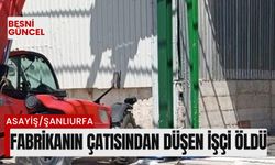 Fabrikanın çatısından düşen işçi öldü