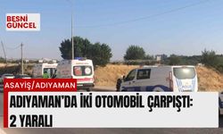 Adıyaman’da iki otomobil çarpıştı: 2 yaralı